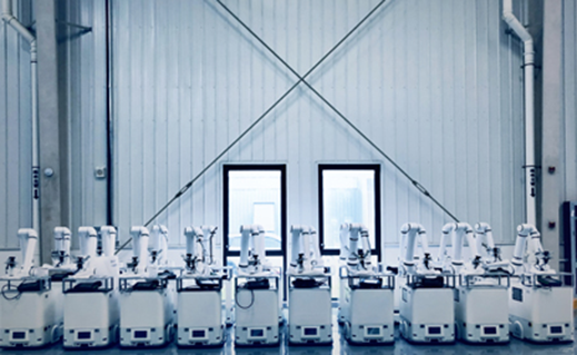 A large electronic radiator production workshop
